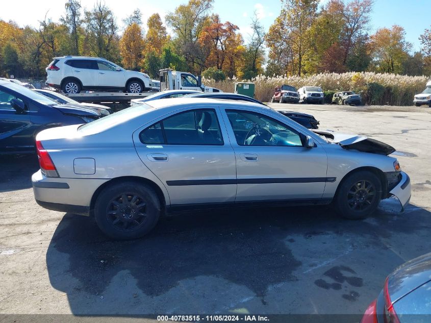 2001 Volvo S60 2.4 VIN: YV1RS61NX12004362 Lot: 40783515