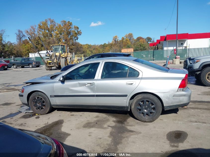 2001 Volvo S60 2.4 VIN: YV1RS61NX12004362 Lot: 40783515