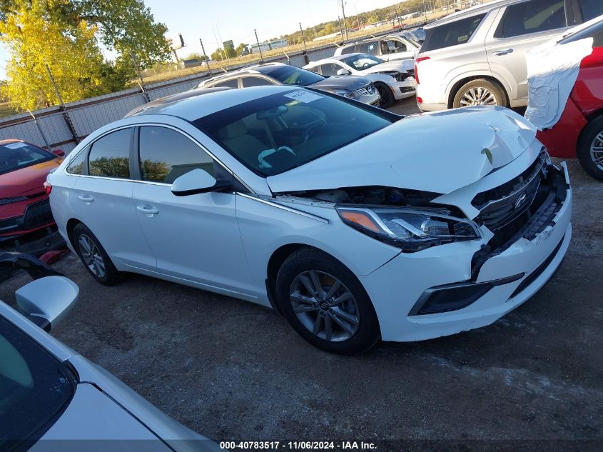 2016 Hyundai Sonata Se VIN: 5NPE24AF7GH345842 Lot: 40783517