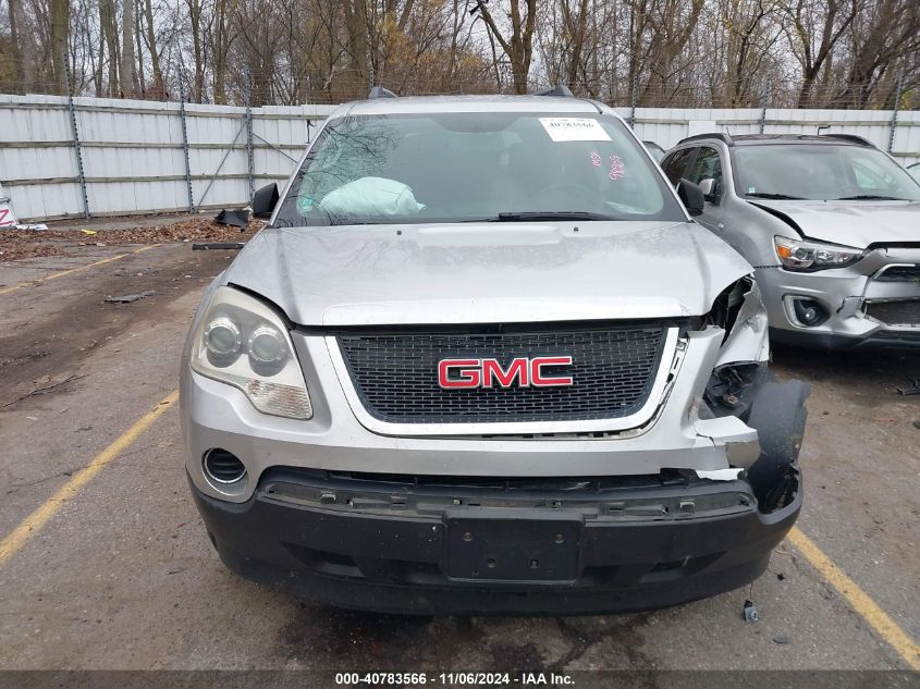 2011 GMC Acadia Sl VIN: 1GKKRNED7BJ260999 Lot: 40783566