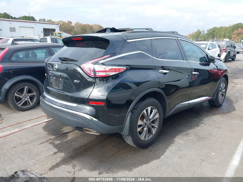 2017 Nissan Murano Sv VIN: 5N1AZ2MG3HN137747 Lot: 40783569