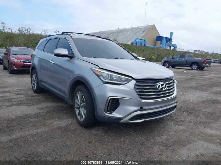 VIN KM8SM4HF8JU259550 2018 HYUNDAI SANTA FE no.1