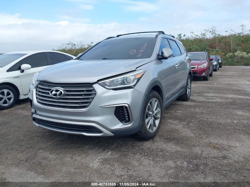 VIN KM8SM4HF8JU259550 2018 HYUNDAI SANTA FE no.2