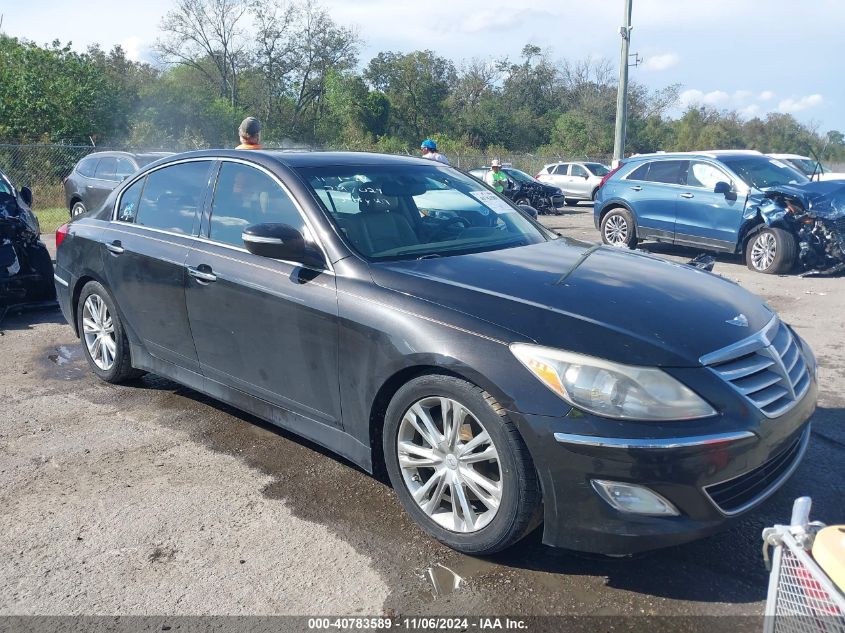 2013 Hyundai Genesis 3.8 VIN: KMHGC4DD1DU247029 Lot: 40783589