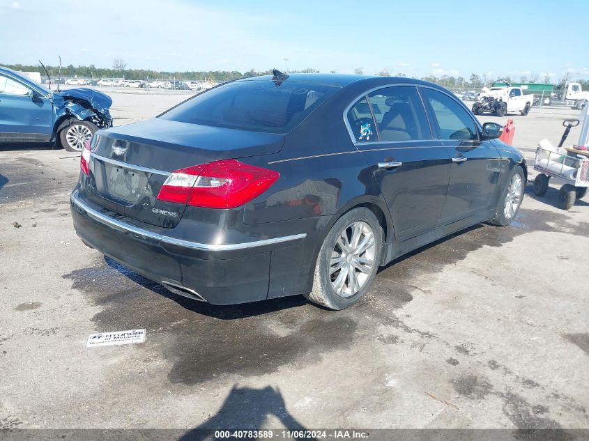 2013 Hyundai Genesis 3.8 VIN: KMHGC4DD1DU247029 Lot: 40783589