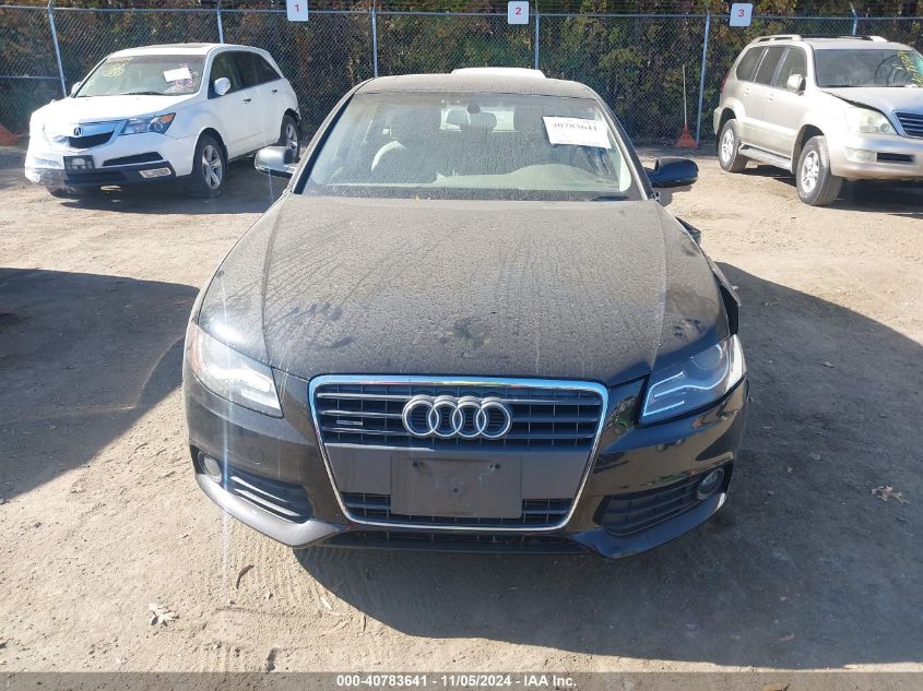 2012 Audi A4 2.0T Premium VIN: WAUBFAFL8CN011072 Lot: 40783641