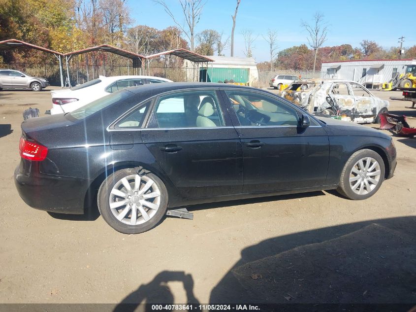 2012 Audi A4 2.0T Premium VIN: WAUBFAFL8CN011072 Lot: 40783641