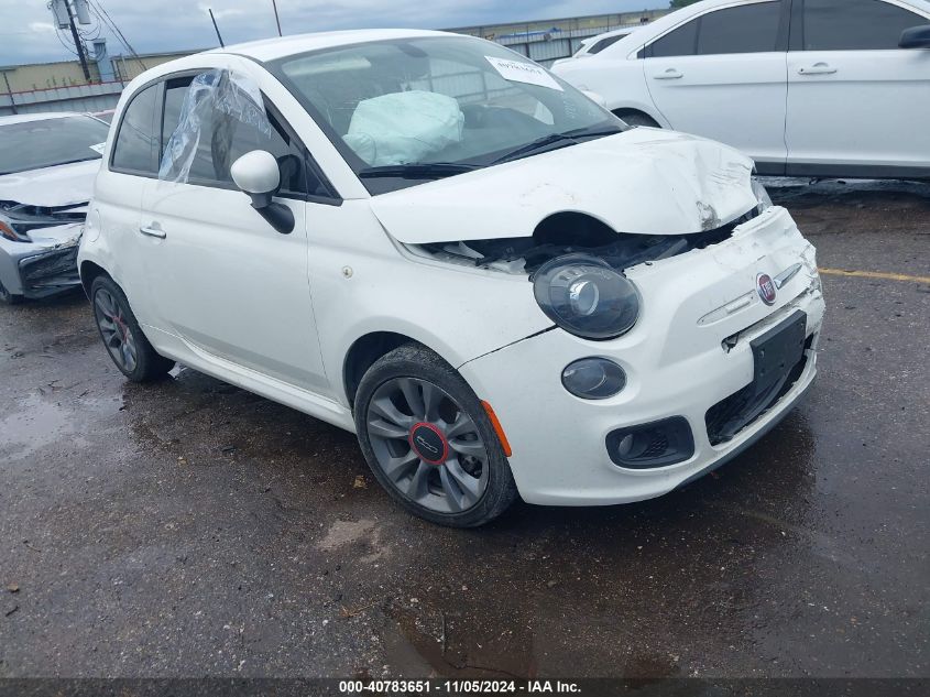 VIN 3C3CFFKR6HT535900 2017 FIAT 500 no.1