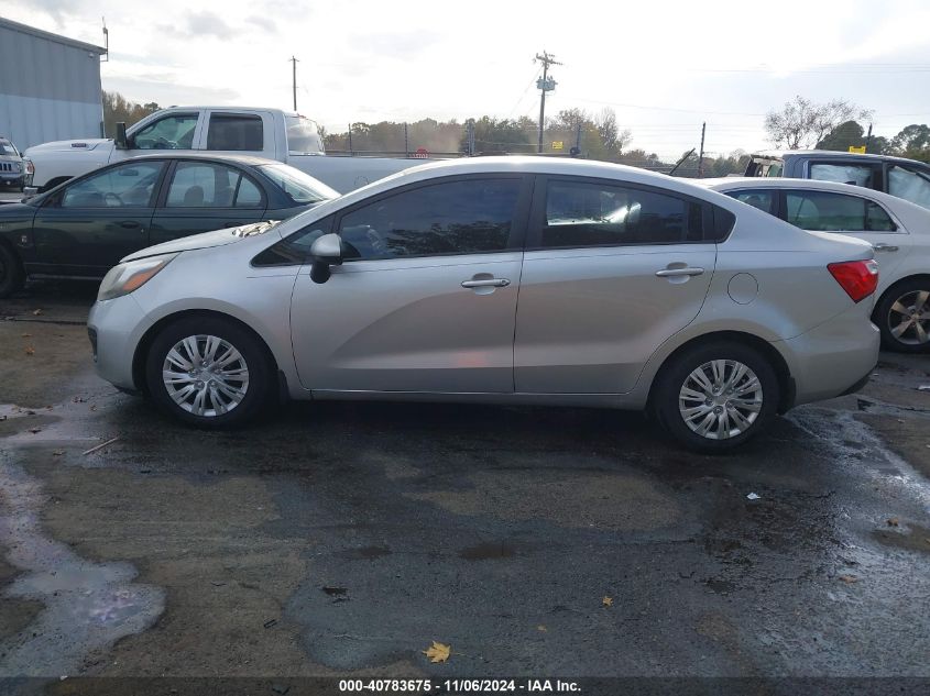 2014 Kia Rio Ex VIN: KNADN4A32E6343123 Lot: 40783675