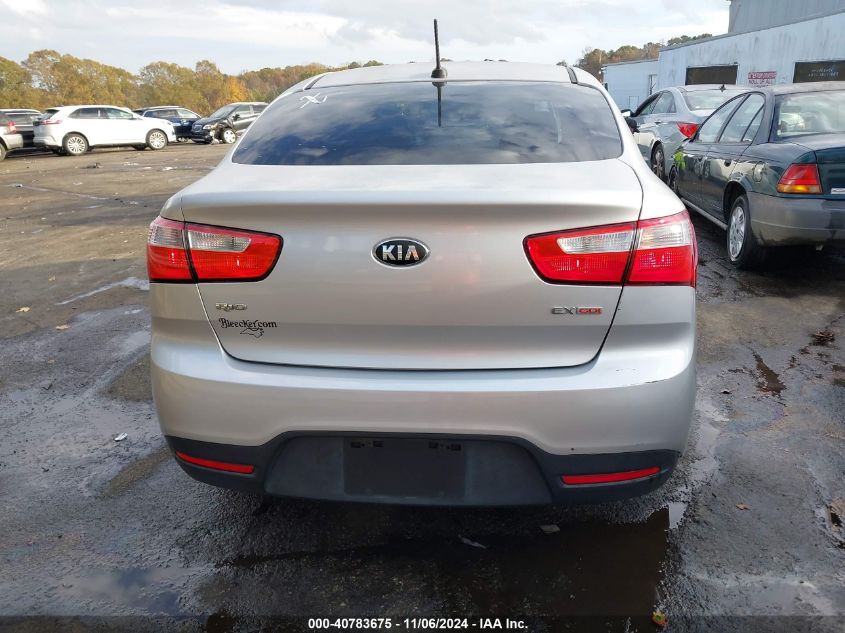 2014 Kia Rio Ex VIN: KNADN4A32E6343123 Lot: 40783675