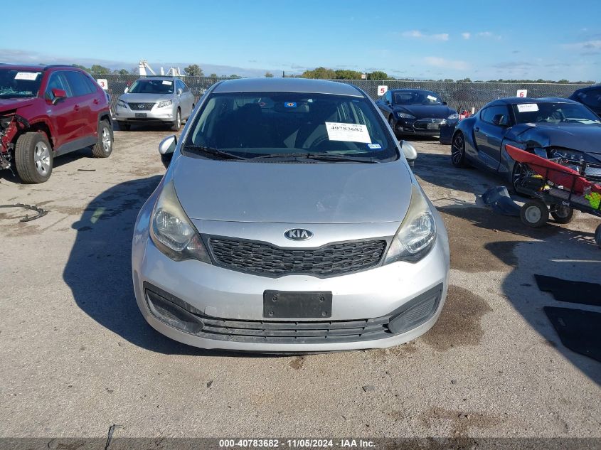 2013 Kia Rio Lx VIN: KNADM4A3XD6204181 Lot: 40783682