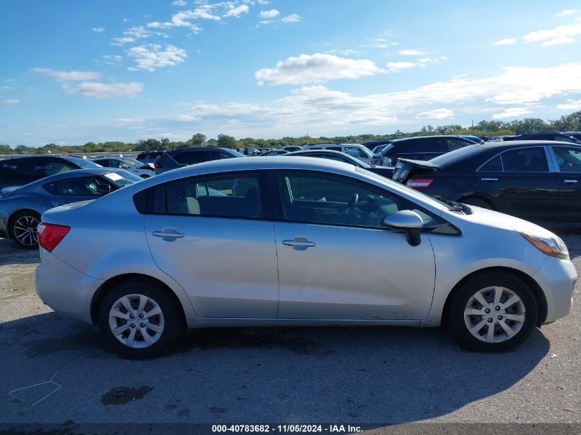 2013 Kia Rio Lx VIN: KNADM4A3XD6204181 Lot: 40783682