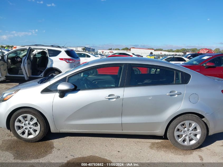 2013 Kia Rio Lx VIN: KNADM4A3XD6204181 Lot: 40783682