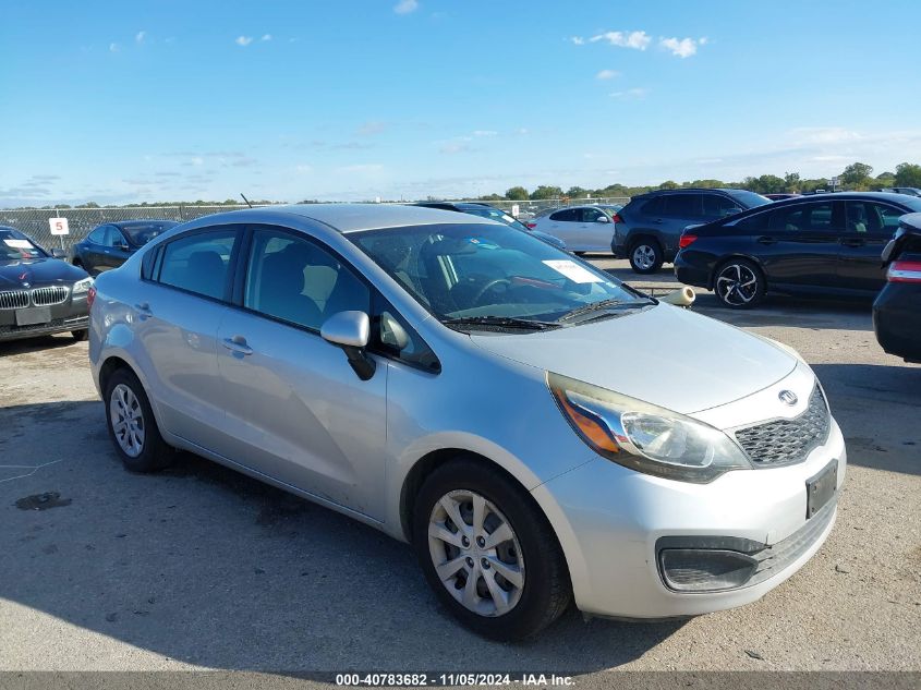 2013 Kia Rio Lx VIN: KNADM4A3XD6204181 Lot: 40783682