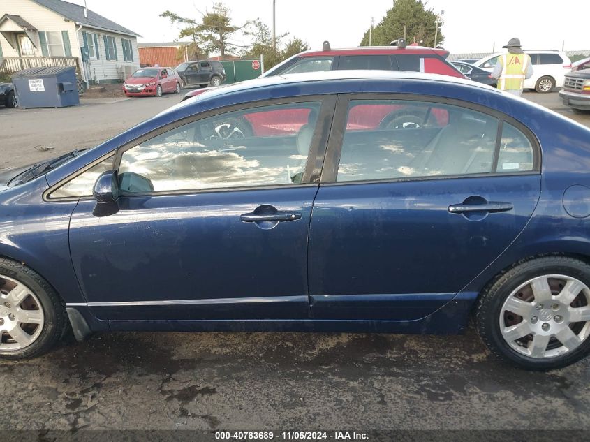 2008 Honda Civic Lx VIN: 1HGFA155X8L051132 Lot: 40783689