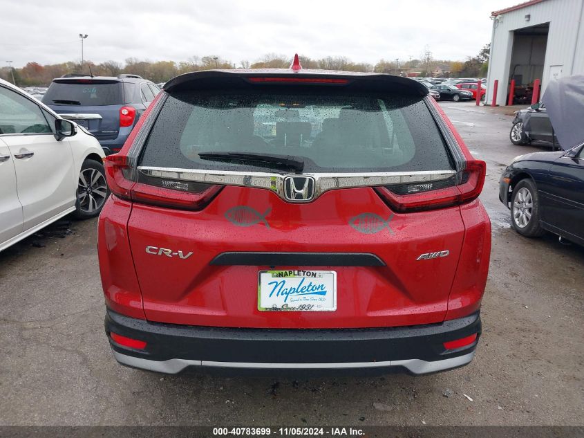 2020 Honda Cr-V Awd Lx VIN: 7FARW2H24LE003999 Lot: 40783699