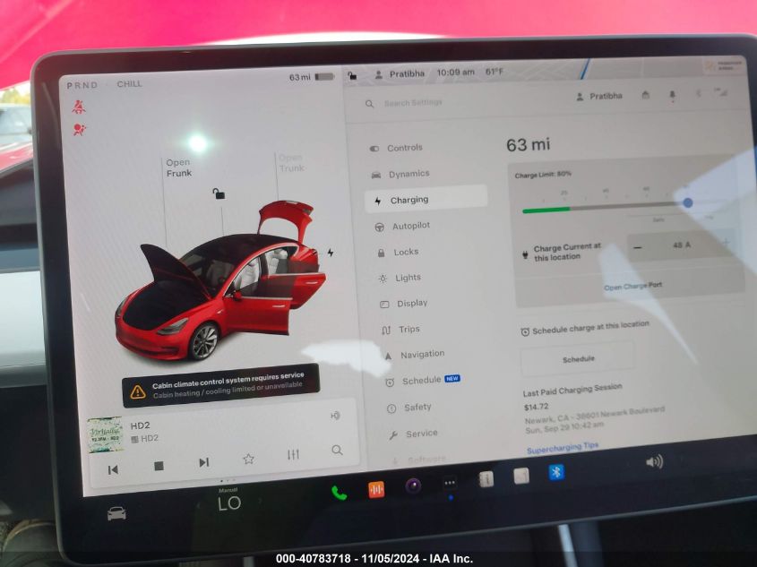 2020 Tesla Model 3 Long Range Dual Motor All-Wheel Drive VIN: 5YJ3E1EB4LF648011 Lot: 40783718