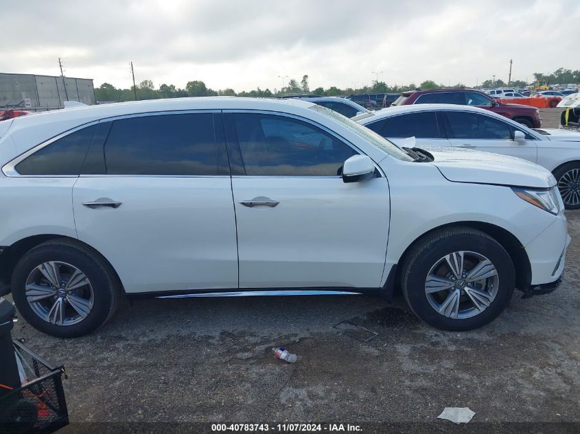 2020 Acura Mdx Standard VIN: 5J8YD3H34LL014138 Lot: 40783743