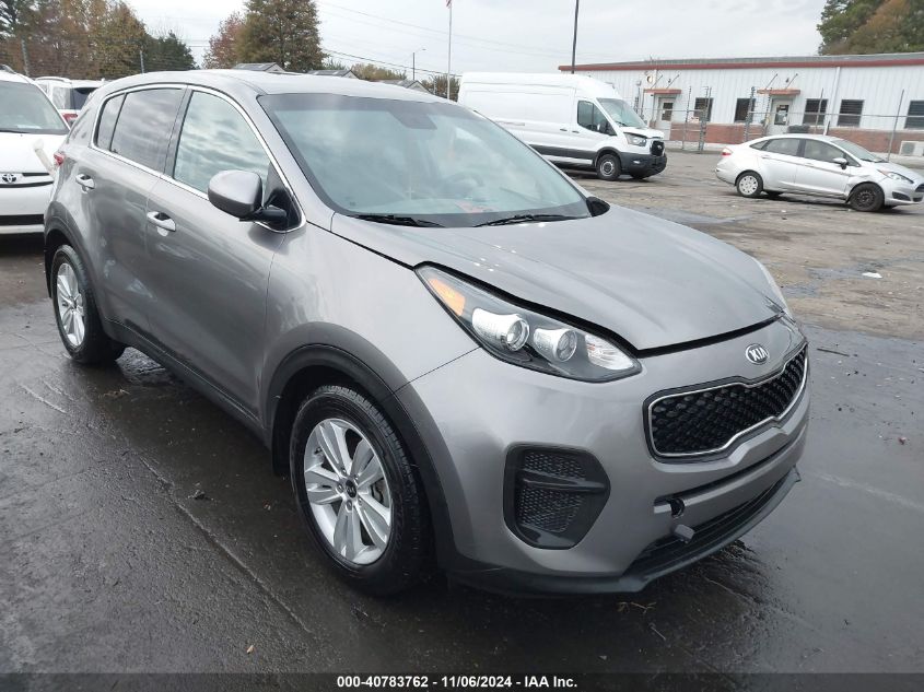 VIN KNDPM3ACXK7540687 2019 KIA Sportage, LX no.1