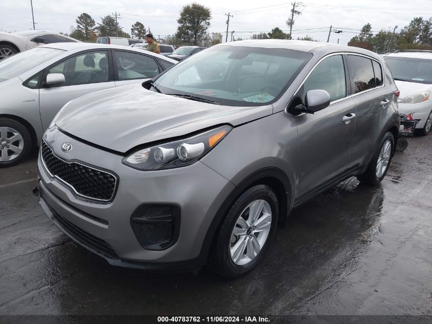 VIN KNDPM3ACXK7540687 2019 KIA Sportage, LX no.2