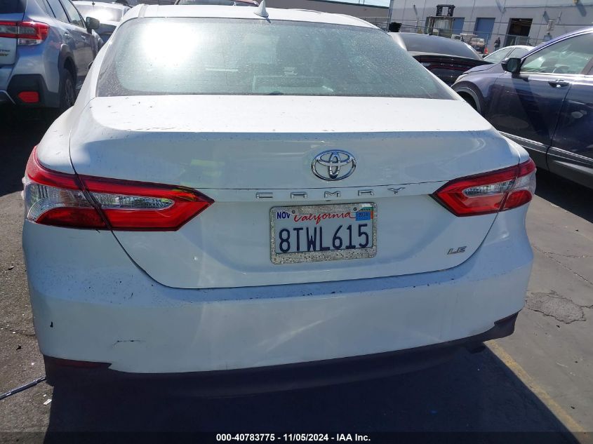 2019 Toyota Camry Le VIN: 4T1B11HK5KU718409 Lot: 40783775