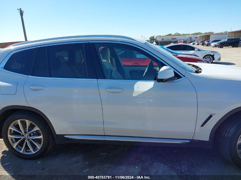 2019 BMW X3 XDRIVE30I - 5UXTR9C56KLR10184