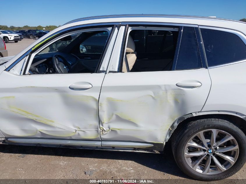 2019 BMW X3 XDRIVE30I - 5UXTR9C56KLR10184