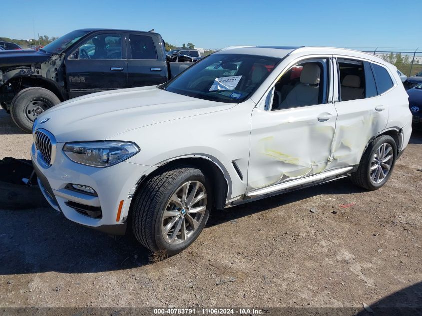 VIN 5UXTR9C56KLR10184 2019 BMW X3, Xdrive30I no.2