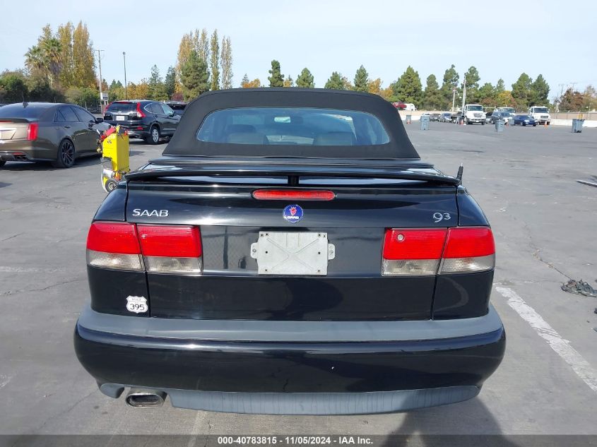 2002 Saab 9-3 Viggen VIN: YS3DP75G927008130 Lot: 40783815