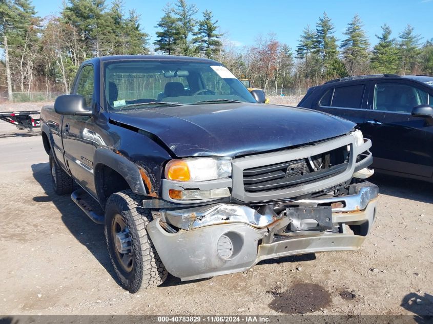 2005 GMC Sierra 2500Hd Work Truck VIN: 1GTHC24U85E329140 Lot: 40783829