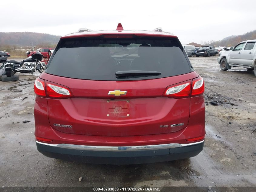 2018 Chevrolet Equinox Premier VIN: 3GNAXVEV3JS587135 Lot: 40783839