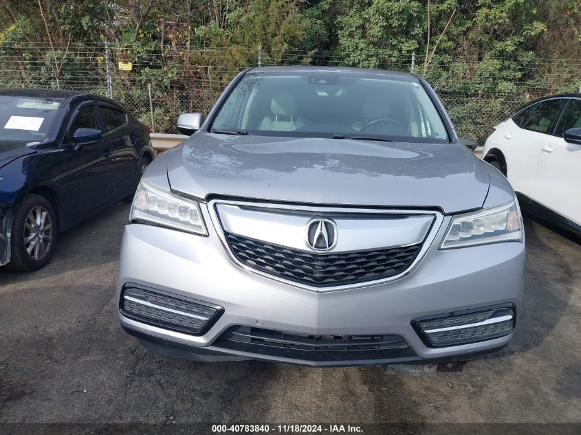 2016 Acura Mdx Technology Acurawatch Plus Packages/Technology Package VIN: 5FRYD4H42GB013378 Lot: 40783840