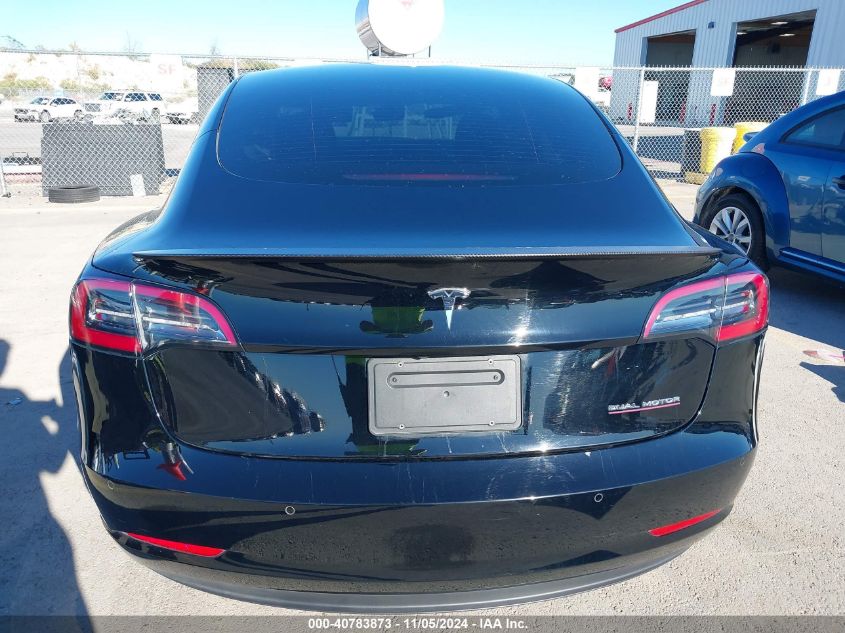 2022 Tesla Model 3 Performance Dual Motor All-Wheel Drive VIN: 5YJ3E1EC0NF295830 Lot: 40783873