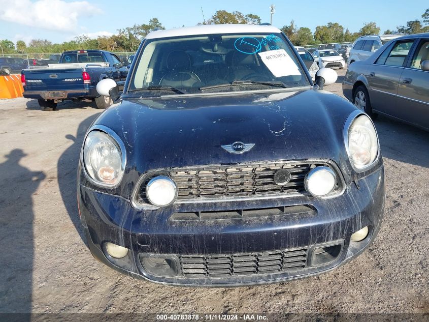 2011 Mini Cooper S Countryman VIN: WMWZC5C56BWL55397 Lot: 40783878