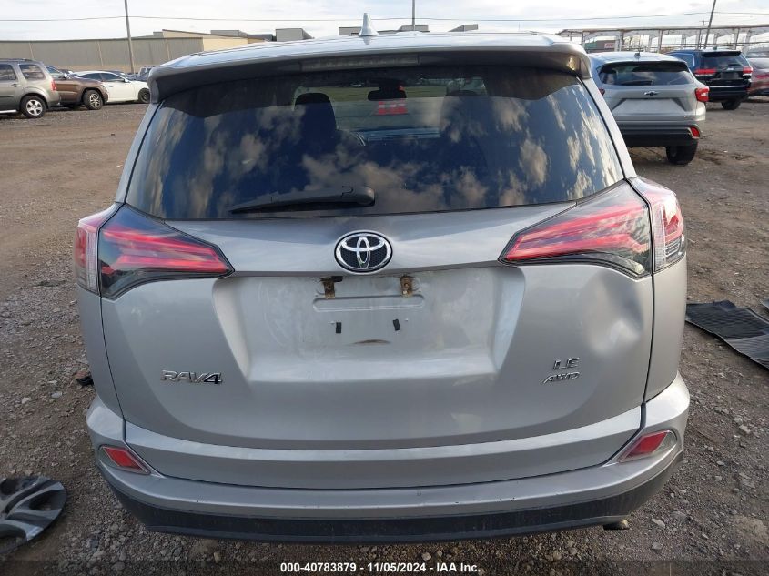 2018 Toyota Rav4 Le VIN: 2T3BFREV7JW717394 Lot: 40783879