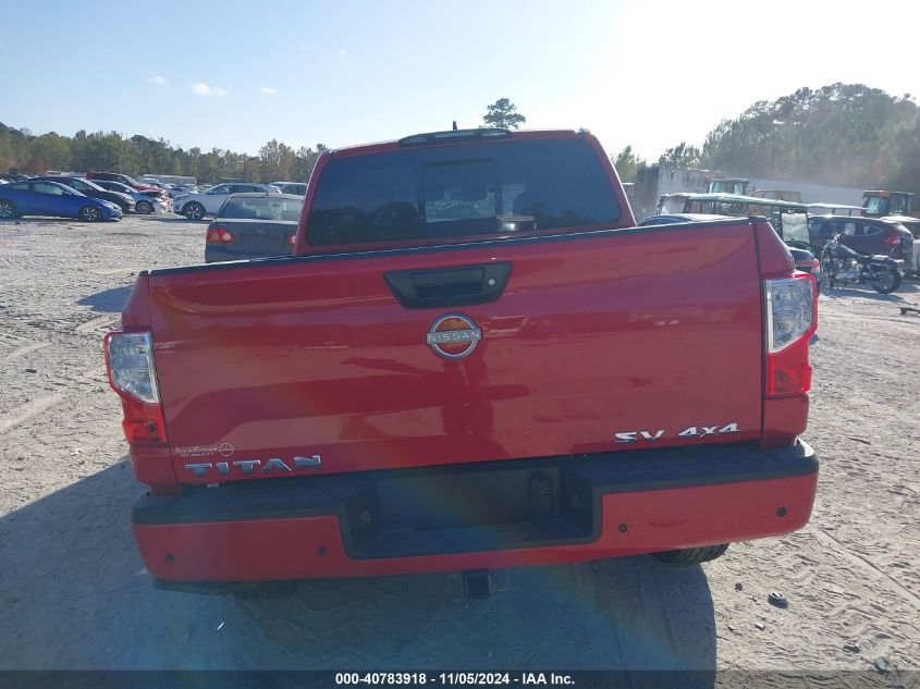 2024 Nissan Titan Sv 4X4 VIN: 1N6AA1EC2RN116713 Lot: 40783918