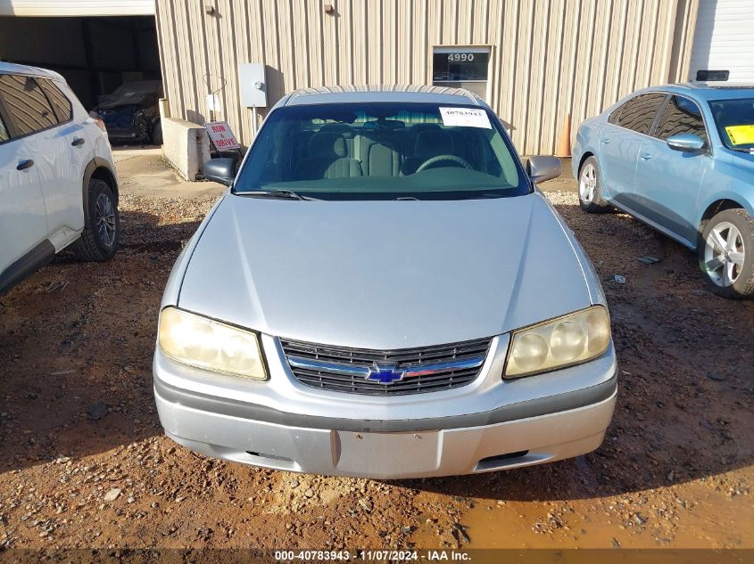 2003 Chevrolet Impala VIN: 2G1WF52E139418374 Lot: 40783943