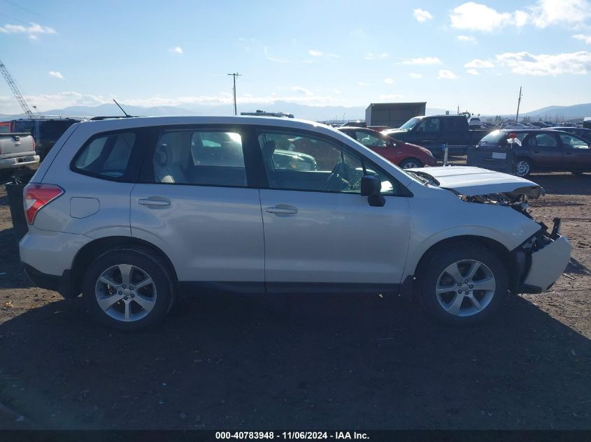 2014 Subaru Forester 2.5I VIN: JF2SJAAC8EG462309 Lot: 40783948