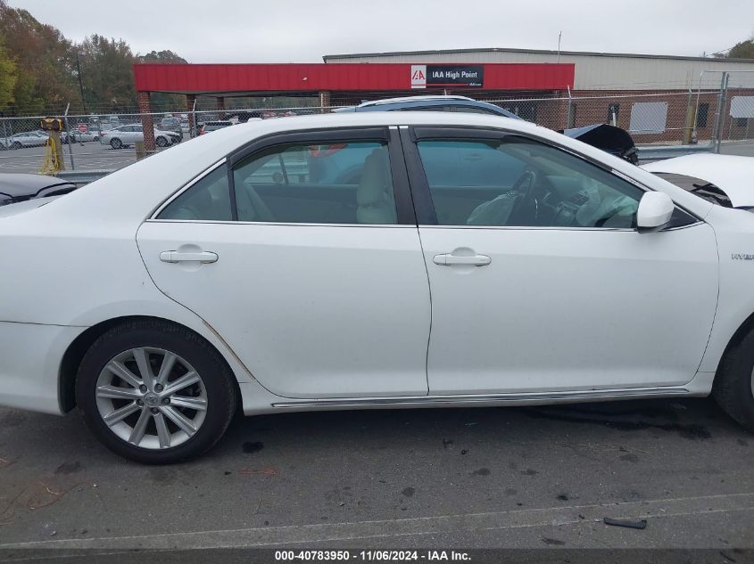 2013 Toyota Camry Hybrid Xle VIN: 4T1BD1FK9DU088150 Lot: 40783950