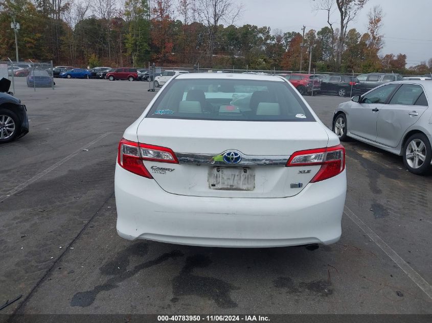 2013 Toyota Camry Hybrid Xle VIN: 4T1BD1FK9DU088150 Lot: 40783950