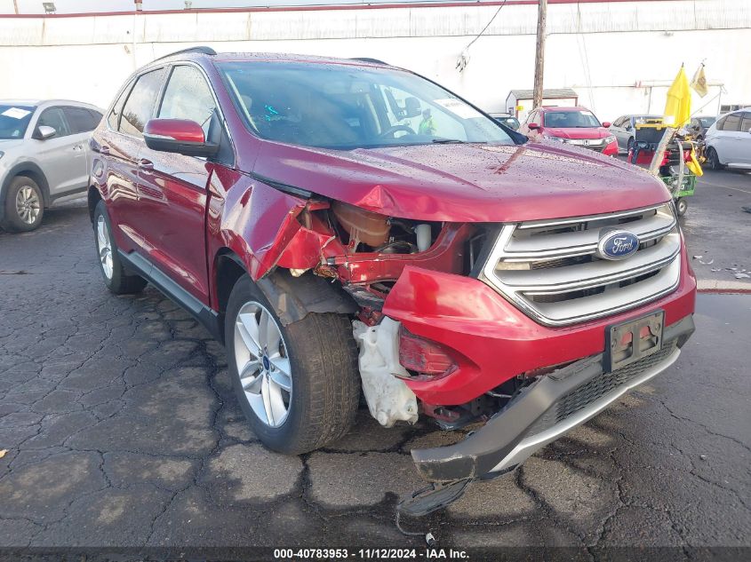 2015 Ford Edge Sel VIN: 2FMTK4J84FBB39263 Lot: 40783953