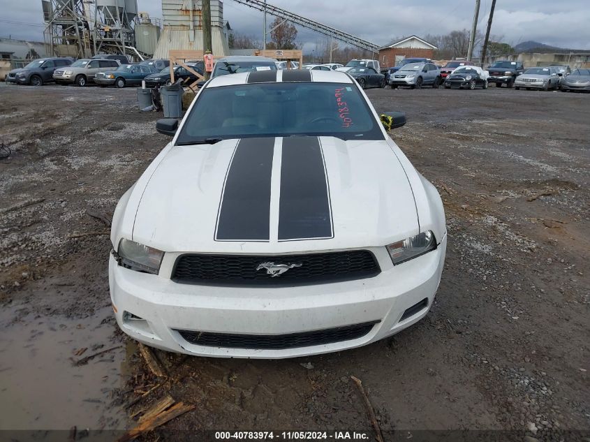 2012 Ford Mustang V6 Premium VIN: 1ZVBP8AM7C5287359 Lot: 40783974