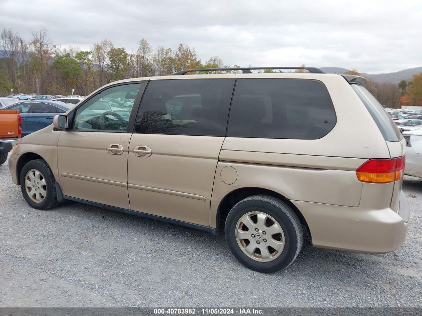 2002 Honda Odyssey Ex-L VIN: 2HKRL18912H008606 Lot: 40783982