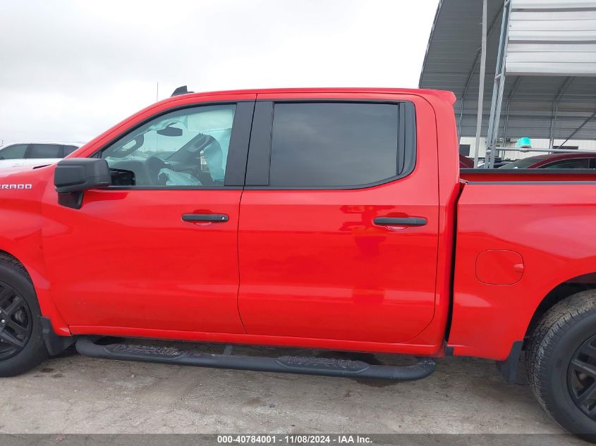 2022 Chevrolet Silverado 1500 2Wd Short Bed Custom VIN: 1GCPABEK1NZ601597 Lot: 40784001