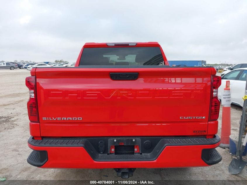 2022 Chevrolet Silverado 1500 2Wd Short Bed Custom VIN: 1GCPABEK1NZ601597 Lot: 40784001