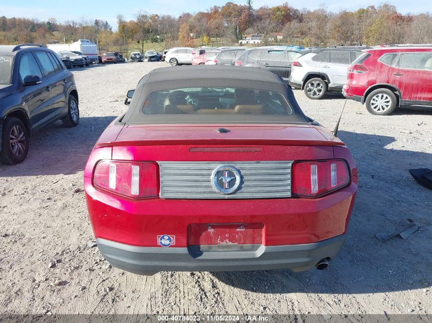 2010 Ford Mustang V6/V6 Premium VIN: 1ZVBP8EN5A5115847 Lot: 40784023