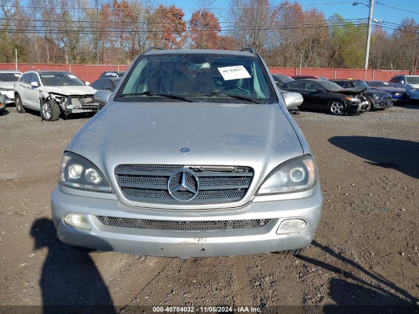 2002 Mercedes-Benz Ml 320 VIN: 4JGAB54E02A364204 Lot: 40784032