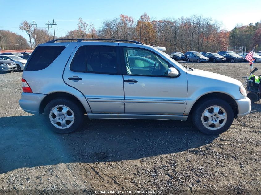 2002 Mercedes-Benz Ml 320 VIN: 4JGAB54E02A364204 Lot: 40784032