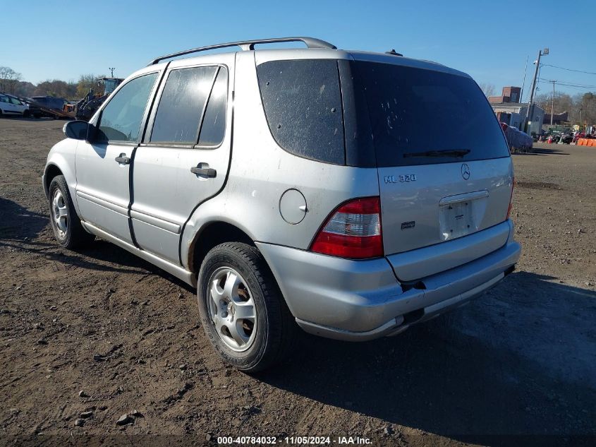 2002 Mercedes-Benz Ml 320 VIN: 4JGAB54E02A364204 Lot: 40784032