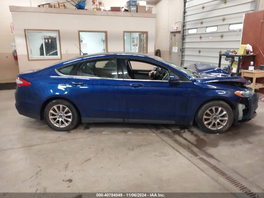 2015 Ford Fusion S VIN: 3FA6P0G70FR128049 Lot: 40784049